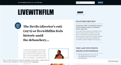 Desktop Screenshot of livewithfilm.wordpress.com