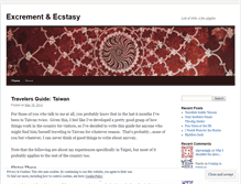 Tablet Screenshot of excrementandecstasy.wordpress.com