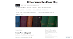 Desktop Screenshot of dhawksworth.wordpress.com