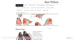 Desktop Screenshot of katewilsonart.wordpress.com