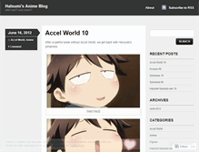 Tablet Screenshot of hatsumin.wordpress.com