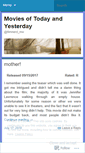 Mobile Screenshot of ml1214movies.wordpress.com