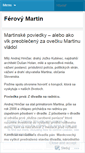 Mobile Screenshot of ferovymartin.wordpress.com