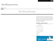 Tablet Screenshot of deadkeynesians.wordpress.com