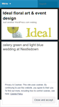 Mobile Screenshot of eventsbyideal.wordpress.com