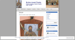 Desktop Screenshot of brotherjosephthamby.wordpress.com