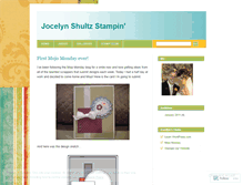 Tablet Screenshot of jocelynshultzstampin.wordpress.com