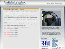 Tablet Screenshot of anakteknik.wordpress.com