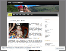 Tablet Screenshot of mannor.wordpress.com