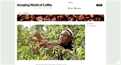 Desktop Screenshot of amazingworldofcoffee.wordpress.com