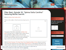 Tablet Screenshot of fiberbeat.wordpress.com