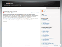 Tablet Screenshot of lapoliticeaux.wordpress.com