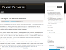 Tablet Screenshot of franktromper.wordpress.com
