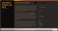 Desktop Screenshot of jimmauisunglasses.wordpress.com