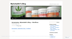 Desktop Screenshot of myherbalife1.wordpress.com