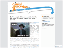 Tablet Screenshot of denialinmotion.wordpress.com