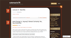 Desktop Screenshot of catenacio78.wordpress.com