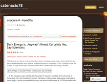 Tablet Screenshot of catenacio78.wordpress.com