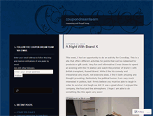 Tablet Screenshot of coupondreamteam.wordpress.com