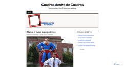 Desktop Screenshot of cuadrosdentrodecuadros.wordpress.com