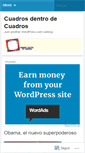Mobile Screenshot of cuadrosdentrodecuadros.wordpress.com