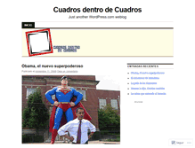 Tablet Screenshot of cuadrosdentrodecuadros.wordpress.com