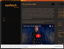 Tablet Screenshot of eyefetch.wordpress.com