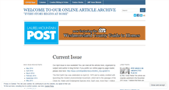 Desktop Screenshot of laurelmountainpost.wordpress.com