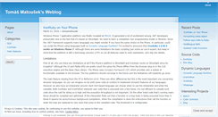 Desktop Screenshot of matousek.wordpress.com