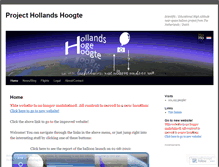 Tablet Screenshot of hollandshoogte.wordpress.com