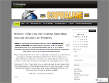 Tablet Screenshot of csfvalme.wordpress.com