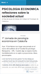 Mobile Screenshot of gtpsicologiaeconomica.wordpress.com