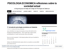 Tablet Screenshot of gtpsicologiaeconomica.wordpress.com