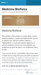 Mobile Screenshot of medicinabiofisica.wordpress.com