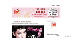 Desktop Screenshot of bostonredlox.wordpress.com