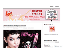 Tablet Screenshot of bostonredlox.wordpress.com