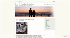Desktop Screenshot of howtopicktherightguy.wordpress.com
