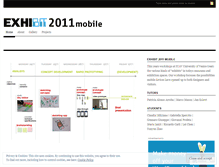 Tablet Screenshot of exhibit2011mobile.wordpress.com