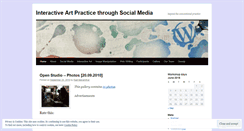 Desktop Screenshot of interactiveartworkshop.wordpress.com