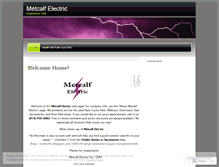 Tablet Screenshot of metcalfelectric.wordpress.com