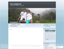 Tablet Screenshot of miscaminatas.wordpress.com