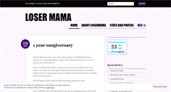 Desktop Screenshot of losermama.wordpress.com