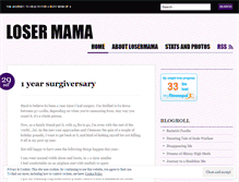 Tablet Screenshot of losermama.wordpress.com