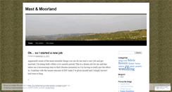 Desktop Screenshot of mastandmoorland.wordpress.com