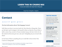 Tablet Screenshot of learnthaiinchiangmai.wordpress.com