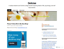 Tablet Screenshot of delicium.wordpress.com