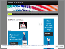 Tablet Screenshot of musicalacarta.wordpress.com