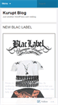 Mobile Screenshot of kuruptapparel.wordpress.com