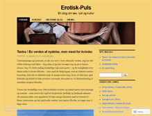 Tablet Screenshot of erotiskpuls.wordpress.com