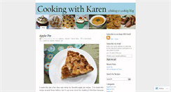 Desktop Screenshot of cookingwithkaren.wordpress.com